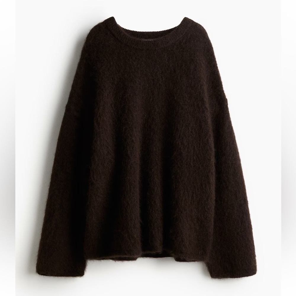 H&M Oversized Premium Wool Mohair Sweater